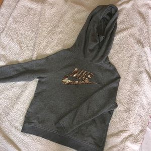 Nike hoodie with funnel neck